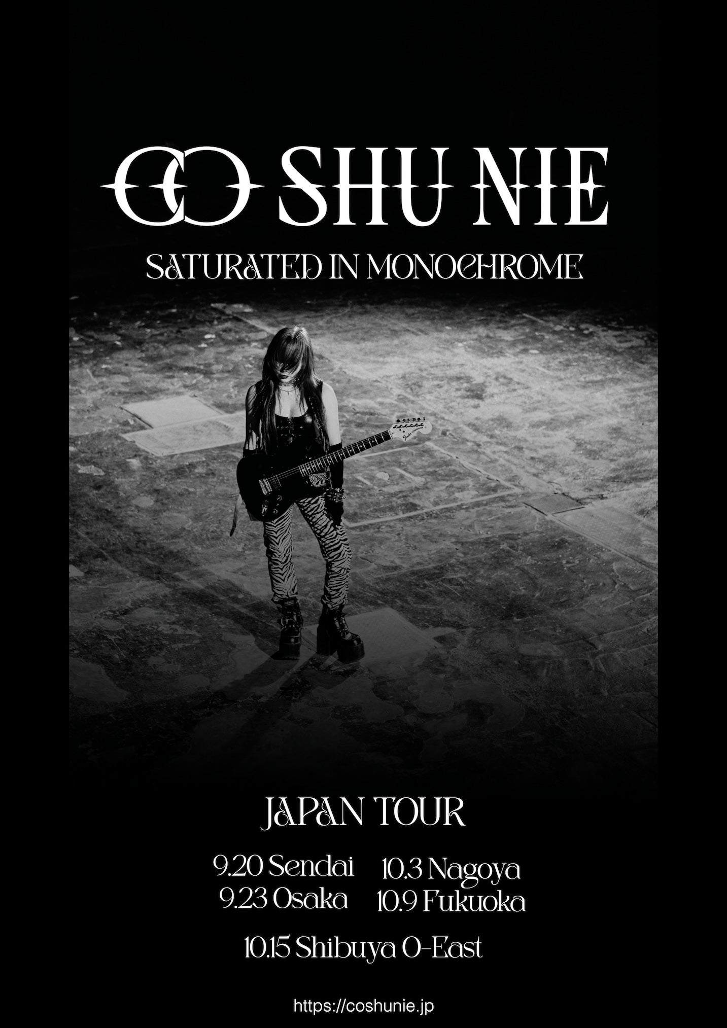 《Cö shu Nie Japan Tour 2026〜SATURATED IN MONOCHROME〜》開催決定！