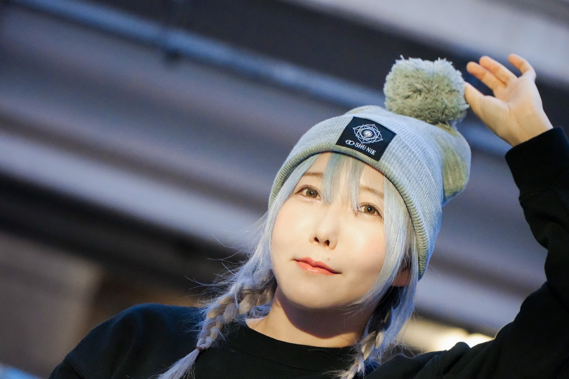 [SALE] POM-POM LOGO BEANIE (+Free Sticker）12月上旬